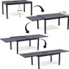Gartentisch aus Aluminium ausziehbar "Lagos" - 140/280 x 90 Produktbild-Vorschau 4
