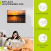 ARTland Leinwandbild Landschaft mit Sonnenaufgang Größe: Produktbild-Vorschau 3