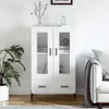 vidaXL Highboard blanc 69,5x31x115 cm Bois composite Voir les images du produit 1