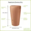 Regentonne terracotta RAVENNA 230 Liter inkl. Hahn Produktbild-Vorschau 2