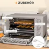 HOMCOM Mini Backofen 21L Pizzaofen Miniofen mit Backblech Produktbild-Vorschau 6