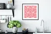 MuchoWow® Gerahmtes Poster Sommer - Rosa - Muster 40x40 cm Produktbild-Vorschau 4