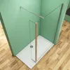 80x200cm Walk in Duschwand+30x200cm Flipper Panel + N Produktbild-Vorschau 2