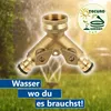 tecuro 2-Wege Verteilerstück 3/4 Zoll mit Steckkupplungen, Produktbild-Vorschau 5