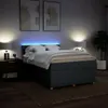Eleganten-Stil Boxspringbett mit Matratze Dunkelgrau Produktbild-Vorschau 6