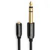 deleyCON 0,2m Stereo Audio Klinken Adapter Kabel - 6,3mm Produktbild-Vorschau 4