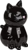 Spardose Katzen Figur Keramik schwarz mit Schloß Kätzchen Produktbild-Vorschau 1