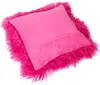 Tibetlamm Kissen Kissenbezug (ohne Inlet) JAY15 Pink Produktbild-Vorschau 2