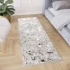 Tapiso Läufer CRYSTAL Modern Grau Gold Wohnzimmer  80 x 300 Produktbild-Vorschau 4
