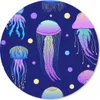 MuchoWow® Mauspad Mousepad Quallen - Muster - Meerestiere - Produktbild-Vorschau 1