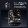 A cutaway view of a portable projector showing its internal speaker components, with musical notes emanating from the speaker. A smaller image of the projector is shown above. Náhled obrázku produktu