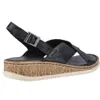 Hush Puppies dámské kožené sandály Elena na klínku FS7058 Náhled obrázku produktu 4