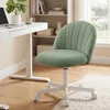 SONGMICS Schminkstuhl, Bürostuhl, Teddy-Fleece-Oberfläche, Produktbild-Vorschau 2