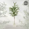 ML-Design umelý olivovník 180 cm, umelá rastlina s kmeňom z Náhľad obrázku produktu 2