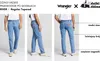 WRANGLER, Jeanshosen da uomo, slim fit, RIVER, W32 L32, Anteprima dell’immagine prodotto 8