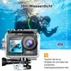 5K 50MP Unterwasserkamera 30M Wasserdicht 2 Screen WiFi Produktbild-Vorschau 3