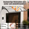 Stříška nad vchodové dveře Vigevee s odtokovou žlabou, Náhled obrázku produktu 4