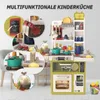 Spielküche Kinderküche mit Küchenzubehör, Licht, Spray, Produktbild-Vorschau 1