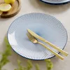 Talíř NAVIA tmavě modrý 27 cm HOMLA Náhled obrázku produktu 6