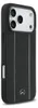 A black iPhone case with silver accents and a Mercedes-Benz logo. Produktbild-Vorschau