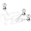 Jugendzimmer Bett Funktionsbett in weiß mit anthrazit, Produktbild-Vorschau 5