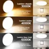 ZMH LED stropní svítidla, bílá, kulaté stropní svítidlo 28 Náhled obrázku produktu 16