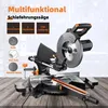 DOVAMAN Gehrungssäge 2000 W, 3200–4500 U/min, 3 Sägeblätter Produktbild-Vorschau 5