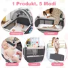 COSTWAY Lit de voyage 4 en 1 avec matelas, lit d'appoint Voir les images du produit 4