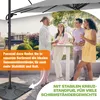 KESSER® Sonnenschirm Doppelsonnenschirm 4,6m x 2,7m | Produktbild-Vorschau 6