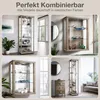K-Möbel Hängevitrine Glas in Sonoma Eiche (80x60x25 cm) mit Produktbild-Vorschau 6