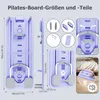 Faltbares Pilates Board Set, Multifunktionales Fitnessboard Produktbild-Vorschau 7
