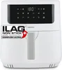 A white Medion air fryer is shown against a white background. Produktbild-Vorschau