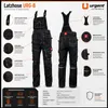 Latzhose Arbeitslatzhose Sicherheitshose Schutzhose URGENT Produktbild-Vorschau 3