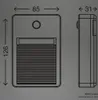 Sensor LED Außenleuchte, 8,5 cm, 0,18 W, Titan-Silber, Produktbild-Vorschau 8