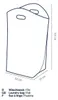 kela Wäschesammler Fay Filz 52x24x61cm dunkelgrau Produktbild-Vorschau 3