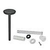 A collection of small parts for a coffee machine, laid out on a white background. Produktbild-Vorschau