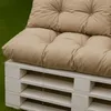 Coussins de palette beige|Assiette 120x60 + dossier 120x40, Voir les images du produit 10