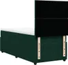 vidaXL Boxspringbett mit Matratze Dunkelgrün 90x190 cm Samt Produktbild-Vorschau 6