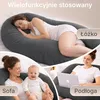 ELONEO Seitenschläferkissen mit Bezug, Stillkissen, Podgląd zdjęcia produktu 4