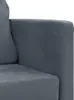 vidaXL Bodensofa mit Schlaffunktion Dunkelgrau 122x204x55 Produktbild-Vorschau 2