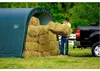 ShelterLogic Folien Weidezelt Zeltgarage Run-In-Shed Grün Produktbild-Vorschau 3