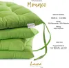 Lavea® Sitzkissen 40x40 cm, 4er Set, Lindgrün - mit Produktbild-Vorschau 3
