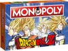 The image shows the front of a Monopoly Dragon Ball Z board game box. The box features characters from the Dragon Ball Z anime series and the Monopoly logo. Produktbild-Vorschau