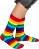 Regenbogen Socken im Paar in schöner Metalldose Produktbild-Vorschau 2