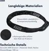 AARON AA-1013-01, cadenas à chaîne, noir, acier, nylon, Voir les images du produit 10