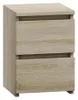 Comodino Topeshop M2 SONOMA con 2 cassetti in quercia Anteprima dell’immagine prodotto 2
