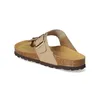 Beliana Damen Pantoletten/ Zehentrenner Taupe Rauleder Produktbild-Vorschau 3