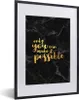 MuchoWow® Gerahmtes Poster Zitat - Motivation - Marmor - Produktbild-Vorschau 1
