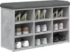 vidaXL Ławka pod buty beton szara 82x32x50 cm materiał Podgląd zdjęcia produktu 7