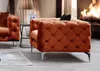 Hanah Home, Como- HLN1130, Orange, Bistrostühle, Rahmen: Produktbild-Vorschau 2